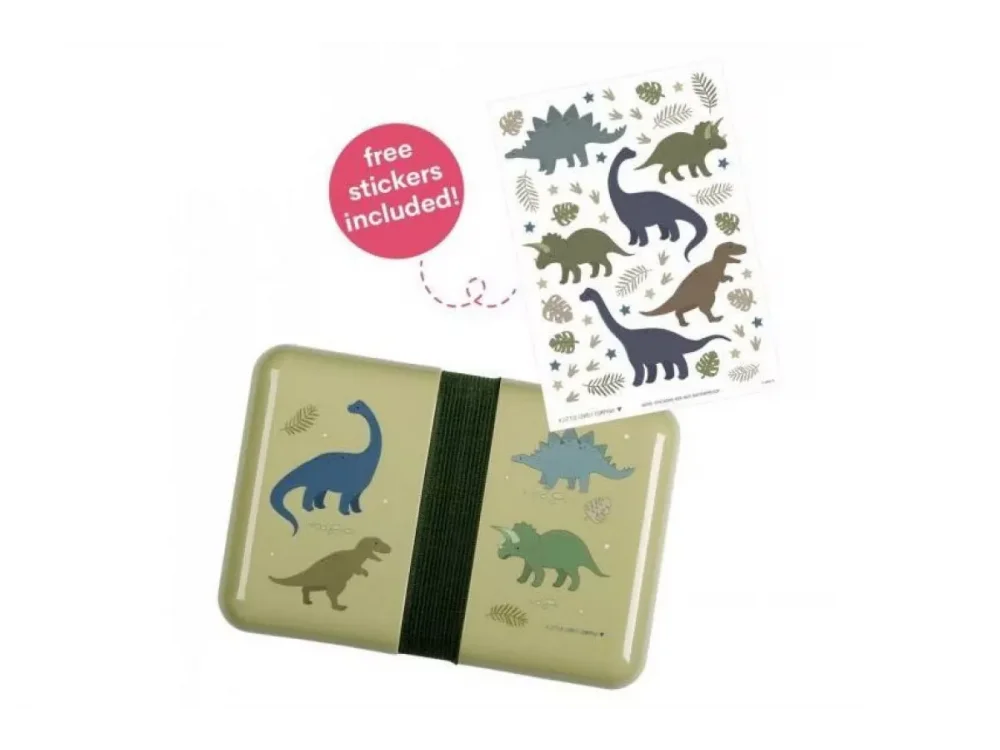 A Little Lovely Δοχείο Φαγητού Lunch Box Dinosaurs