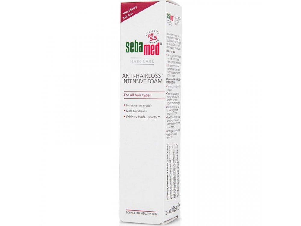 Sebamed Anti-Hairloss Intensive Foam, Αφρός κατά της Τριχόπτωσης Μαλλιών, 70ml