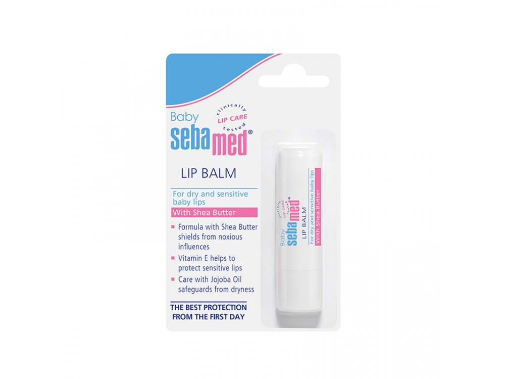 Sebamed Baby Lipstick, Προστατευτικό & Μαλακτικό για Ταλαιπωρημένα Χείλη του Μωρού, 4,8gr