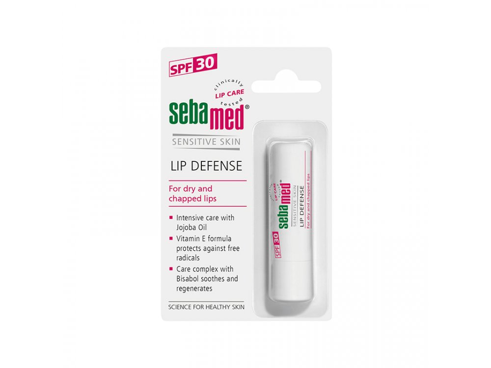Sebamed Lipstick SPF30, Προστατευτικό & μαλακτικό για ταλαιπωρημένα χείλη, 4.8gr