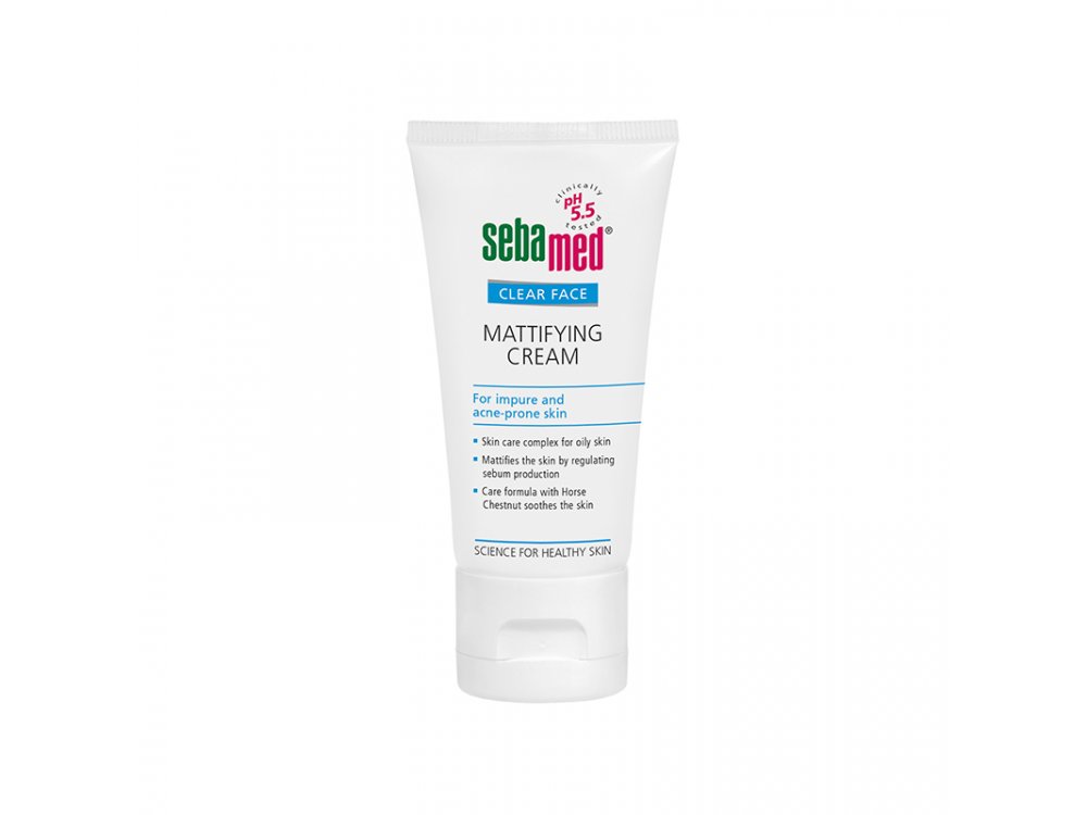 Sebamed Clear Face Mattifying Cream, Κρέμα για Πρόσωπο με τάση Ακμής, 50ml