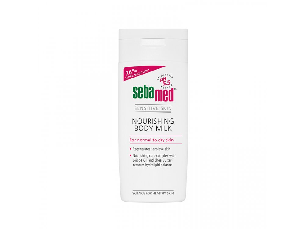 Sebamed Nourishing Body Milk, Ενυδατικό & Αναλιπαντικό Γαλάκτωμα Σώματος, 200ml