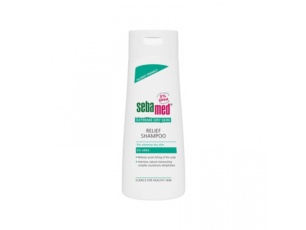 Sebamed Extreme Dry Skin Relief Shampoo 5% Urea, Ανακούφιση απο τον Κνησμό, 200ml