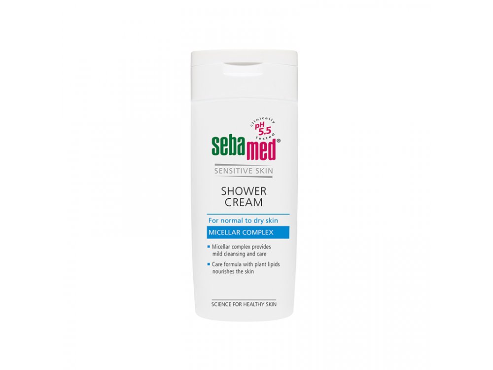 Sebamed Shower Cream, Κρεμώδες αφρόλουτρο για ξηρό και αφυδατωμένο δέρμα, 200ml