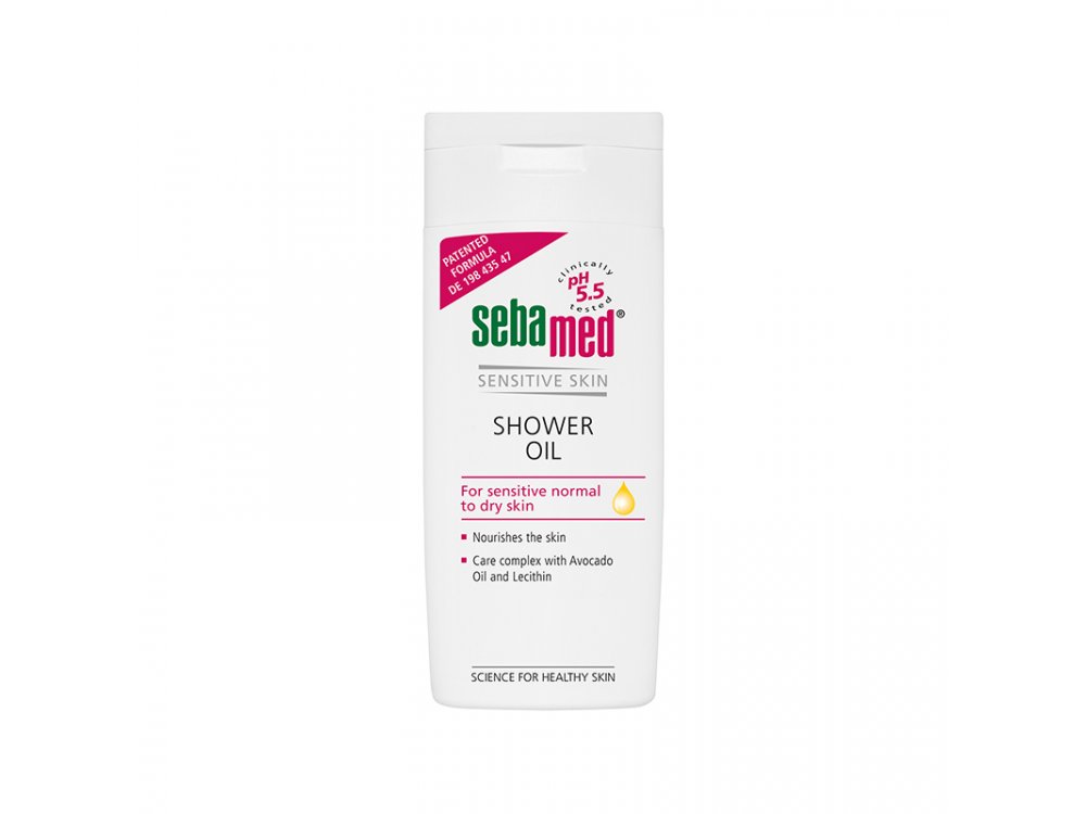 Sebamed Shower Oil, Ενυδατικό, αναλιπαντικό, αντικνησμώδες λάδι για το μπάνιο, 200ml