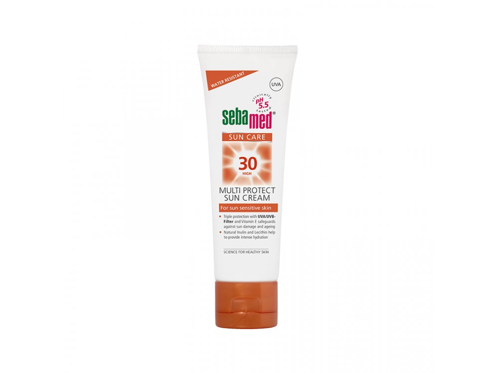 Sebamed Sun Cream SPF30, Αντηλιακή κρέμα για Πρόσωπο & Σώμα, 75ml