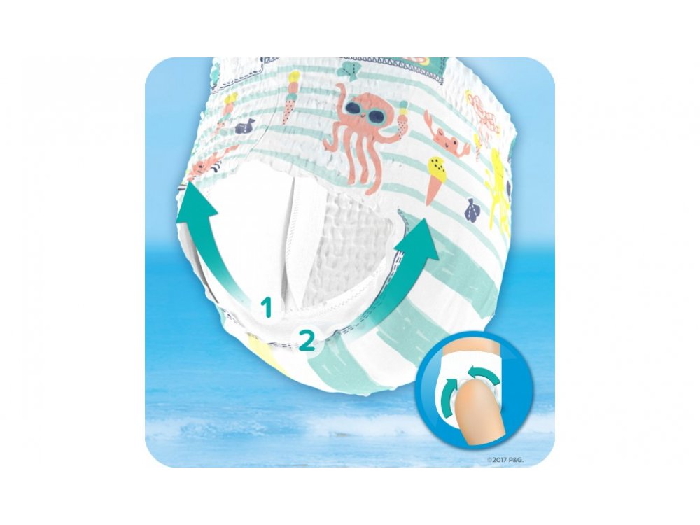 Pampers Splashers Μέγεθος 4-5 (9-15 kg) Πάνες-Μαγιό, 11τμχ