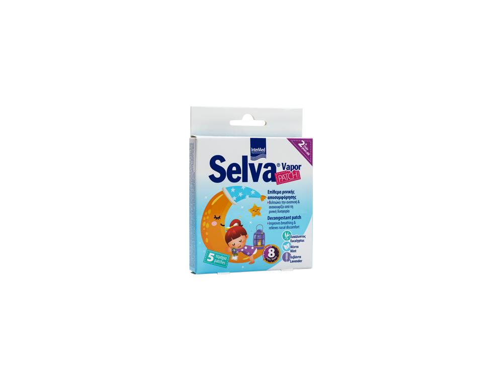 InterMed Selva Vapor Patch, Επίθεμα Ρινικής Αποσυμφόρησης, 5τμχ