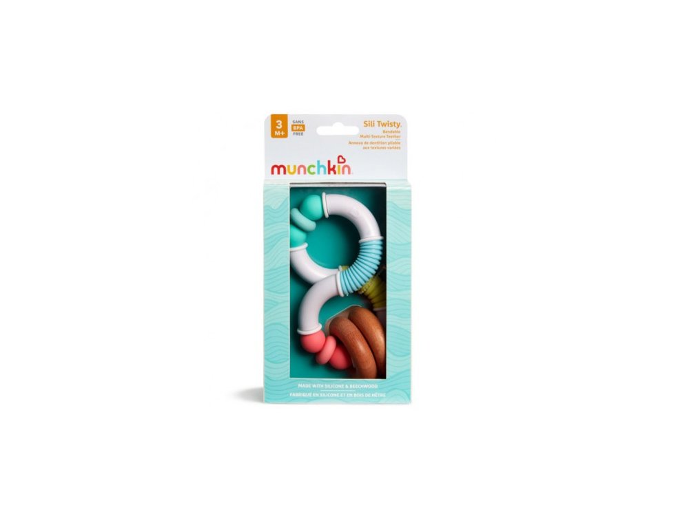 Munchkin Sili Twisty Teether ,Εκπαιδευτικό Παιχνίδι Οδοντοφυΐας, 1τμχ