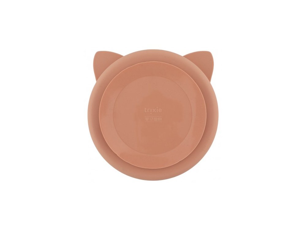 Trixie Silicone Plate, Πιάτο Σιλικόνης με Χωρίσματα, Mrs. Cat, 1τμχ