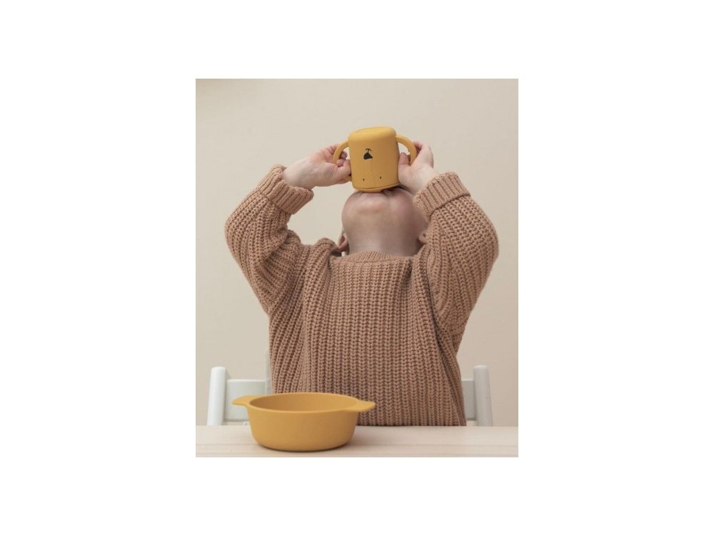 Trixie Cup, Ποτήρι Σιλικόνης με Χερούλια, Mr Lion, 1τμχ