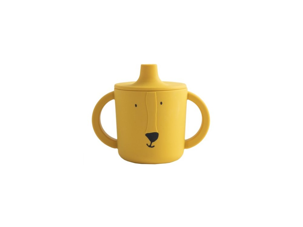 Trixie Cup, Ποτήρι Σιλικόνης με Χερούλια, Mr Lion, 1τμχ