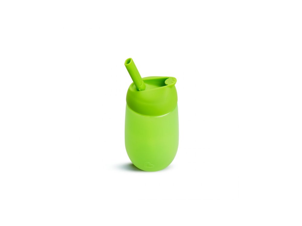 Munchkin Simple Clean Straw Cup Green, Εκπαιδευτικό Κύπελλο με καλαμάκι, Πράσινο, 1τμχ
