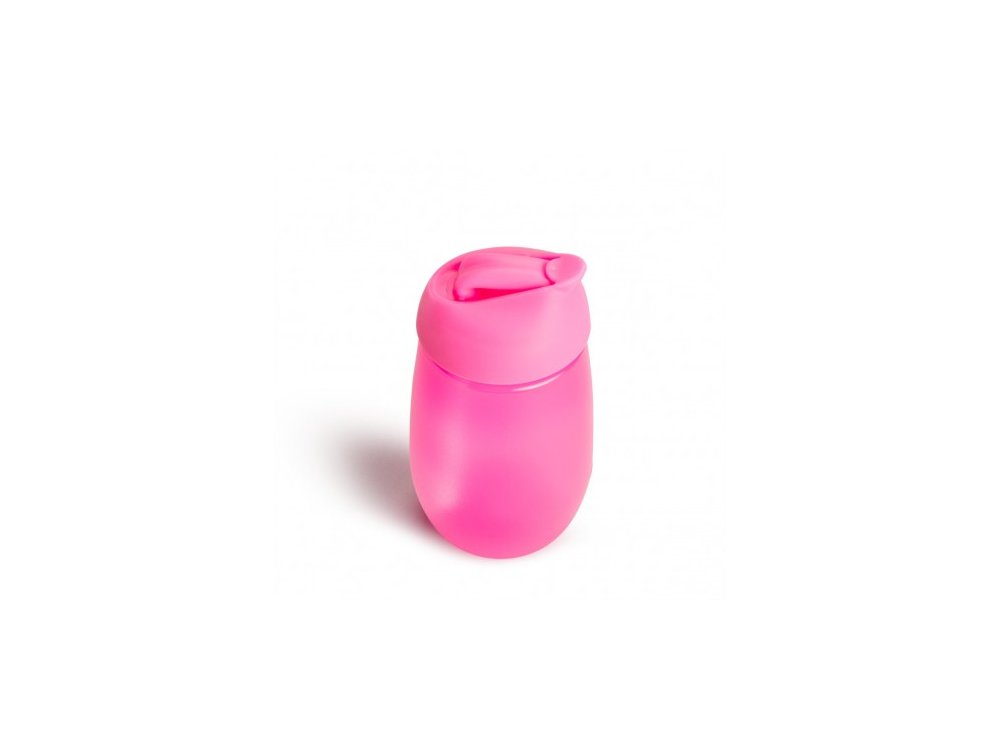 Munchkin Simple Clean Straw Cup Pink, Εκπαιδευτικό Κύπελλο με καλαμάκι, Ροζ, 1τμχ