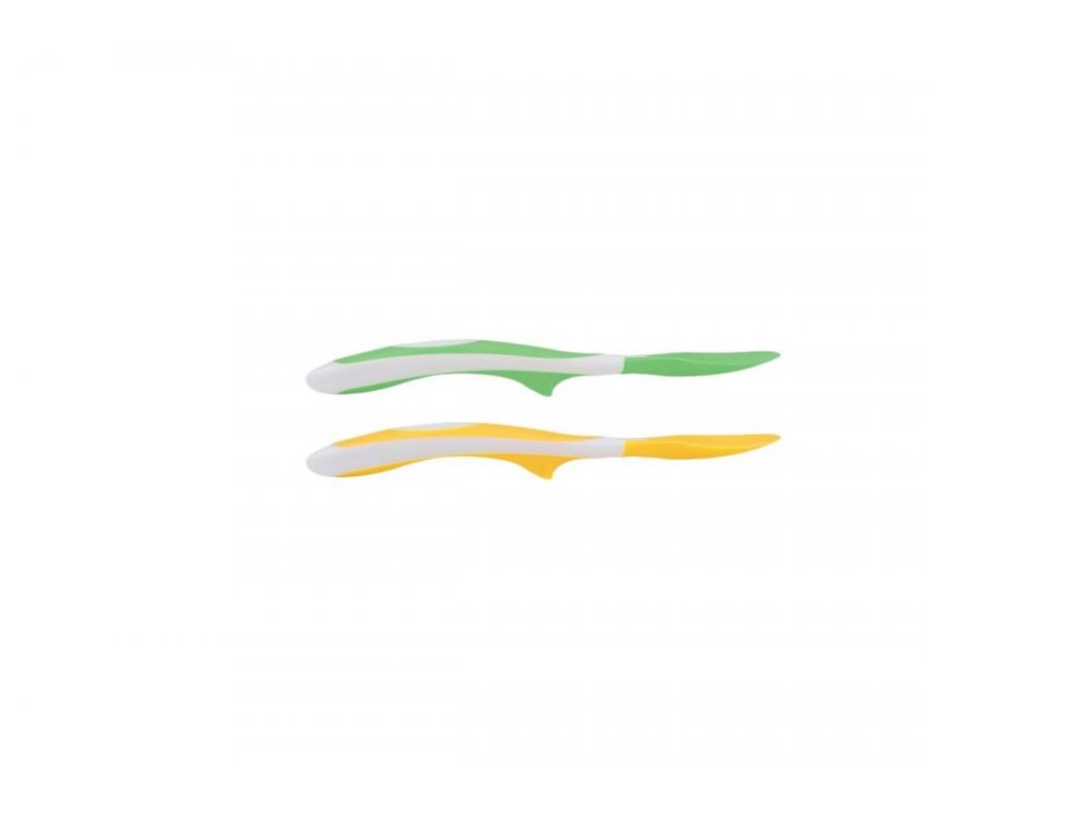 Dr. Brown's Soft-Tip Spoons, Μαλακά Κουταλάκια Ταΐσματος, 4m+, 2τμχ
