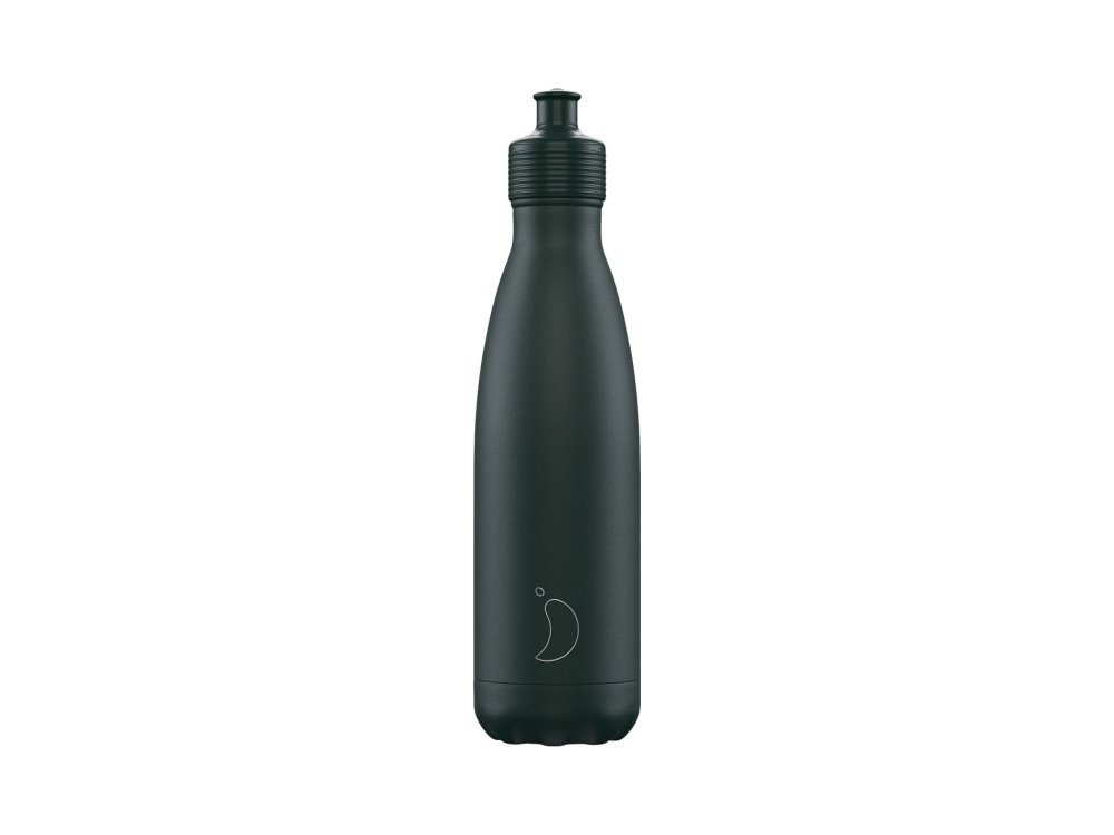 Chillys Sport Bottle Matte Green, Ανοξείδωτος Θερμός Για Υγρά, 500ml
