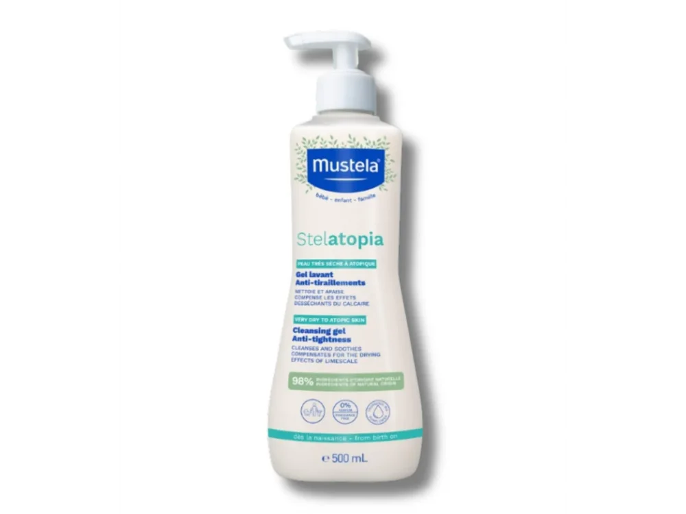 Mustela Stelatopia Anti-Tightness Καθαριστικό Τζελ για Σώμα & Μαλλιά, 500ml
