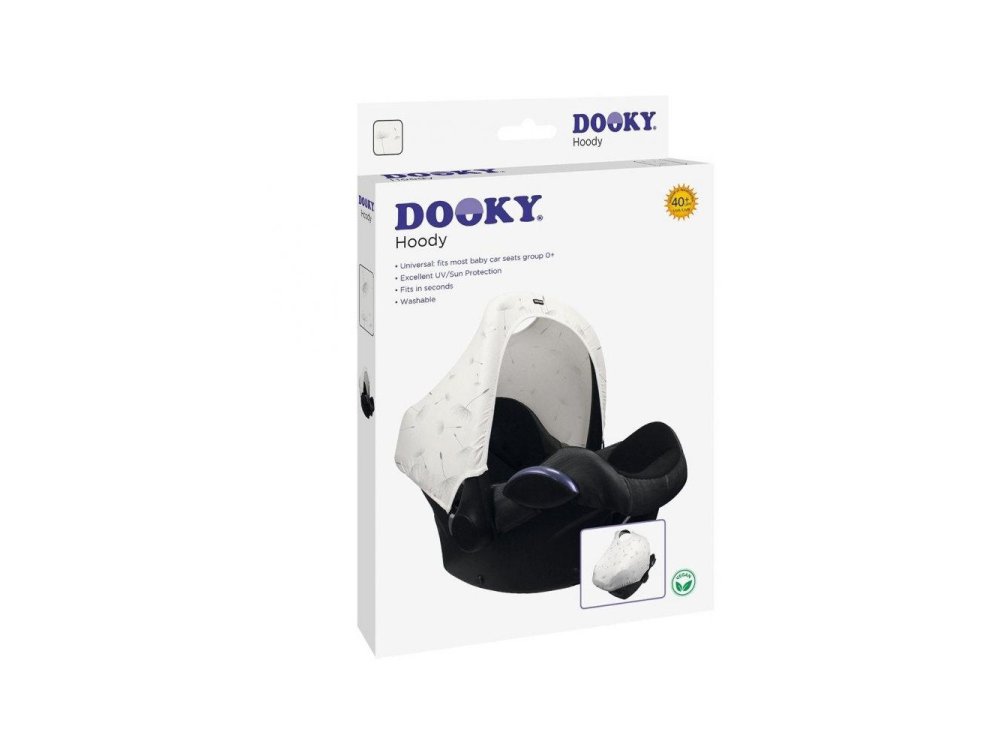 Dooky Hoody, Ηλιοπροστασία UV για Κάθισμα Αυτοκινήτου 0+m, Dantelion, 1τμχ