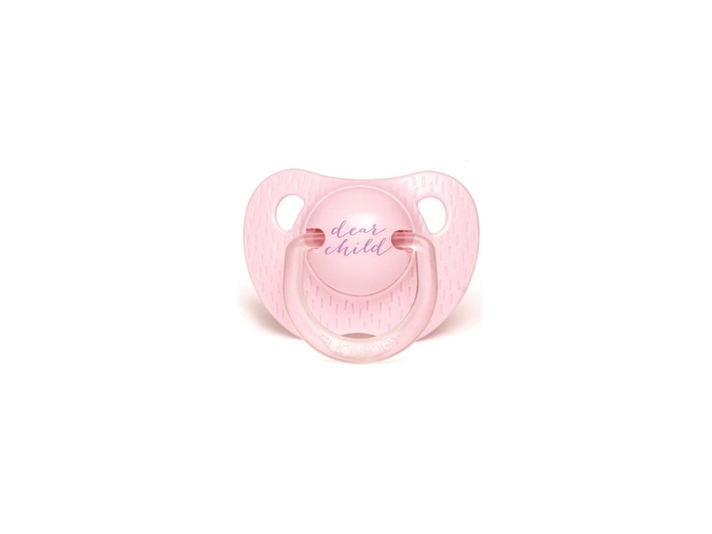 Suavinex Evolution, Ανατομική Πιπίλα Σιλικόνης 18m+, Ροζ Dear Child