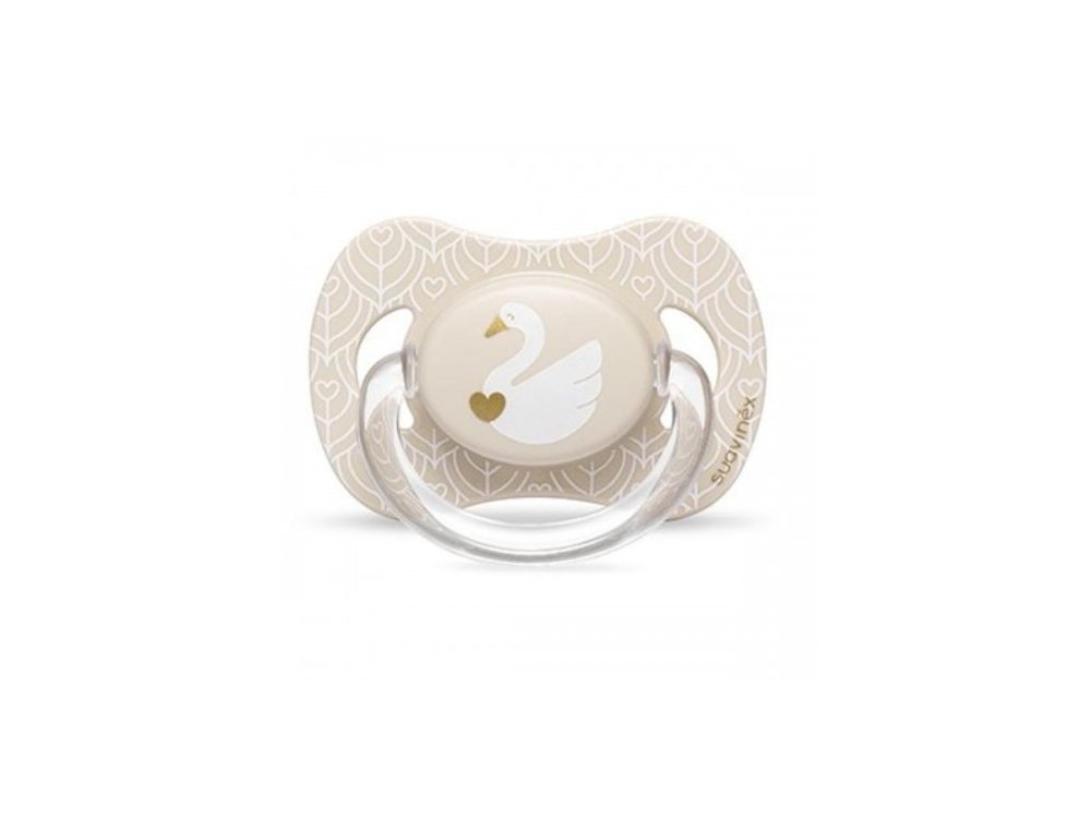 Suavinex Special Occasions, Ανατομική Πιπίλα Σιλικόνης 0-6m, Limited Edition Swan