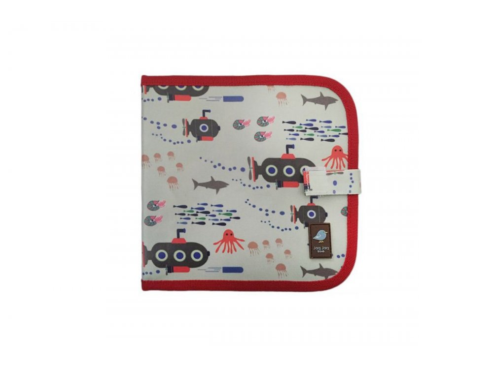 Jaq Jaq Bird Βιβλίο Ζωγραφικής Υποβρύχια με Κιμωλίες, Chalk Doodle, Submarines