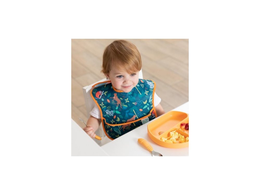 Bumkins Baby Bib Jungle, Σαλιάρα Αδιάβροχη απο 6-24μηνών, 1τμχ
