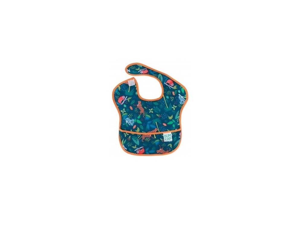 Bumkins Baby Bib Jungle, Σαλιάρα Αδιάβροχη απο 6-24μηνών, 1τμχ