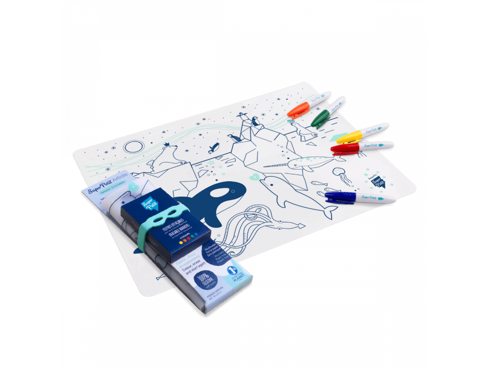 Super Petit Σουπλά ζωγραφικής από σιλικόνη / Σετ "Iceberg"
