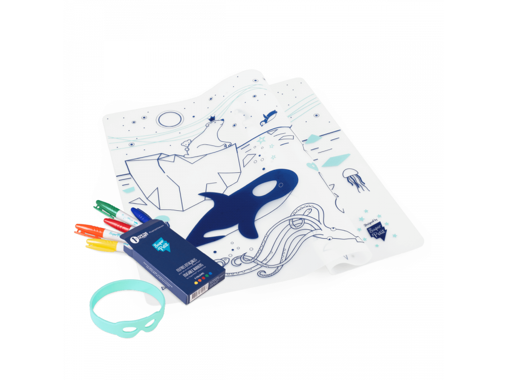 Super Petit Σουπλά ζωγραφικής από σιλικόνη / Σετ "Iceberg"