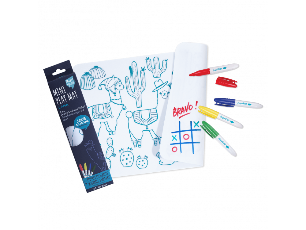 Super Petit Mini Σουπλά ζωγραφικής από σιλικόνη / Σετ "Lama"