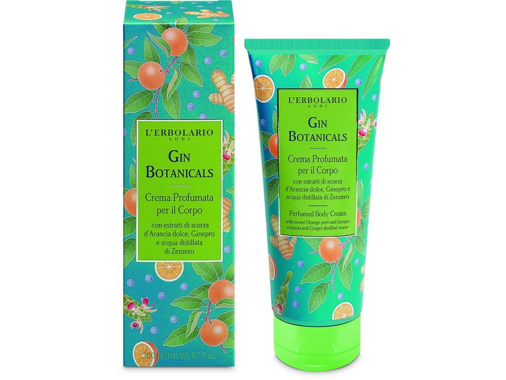 L’erbolario Gin Botanicals, Κρέμα Σώματος, 200ml