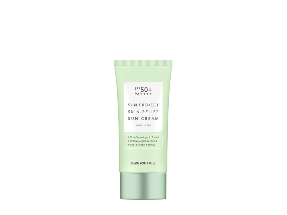 Thank You Farmer Sun Project Skin-Relief Sun Cream SPF50+, Αντηλιακό Προσώπου, 50ml