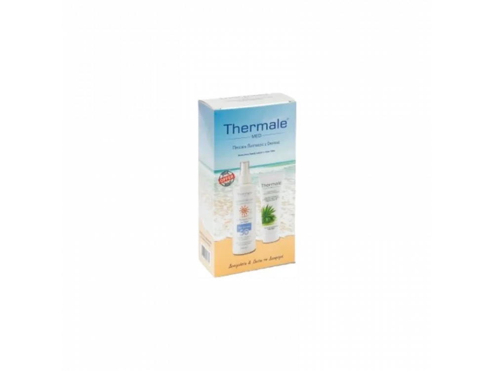 Thermale Med Sunscreen Family Lotion SPF50, 250ml & Aloe Vera Cream, 200ml