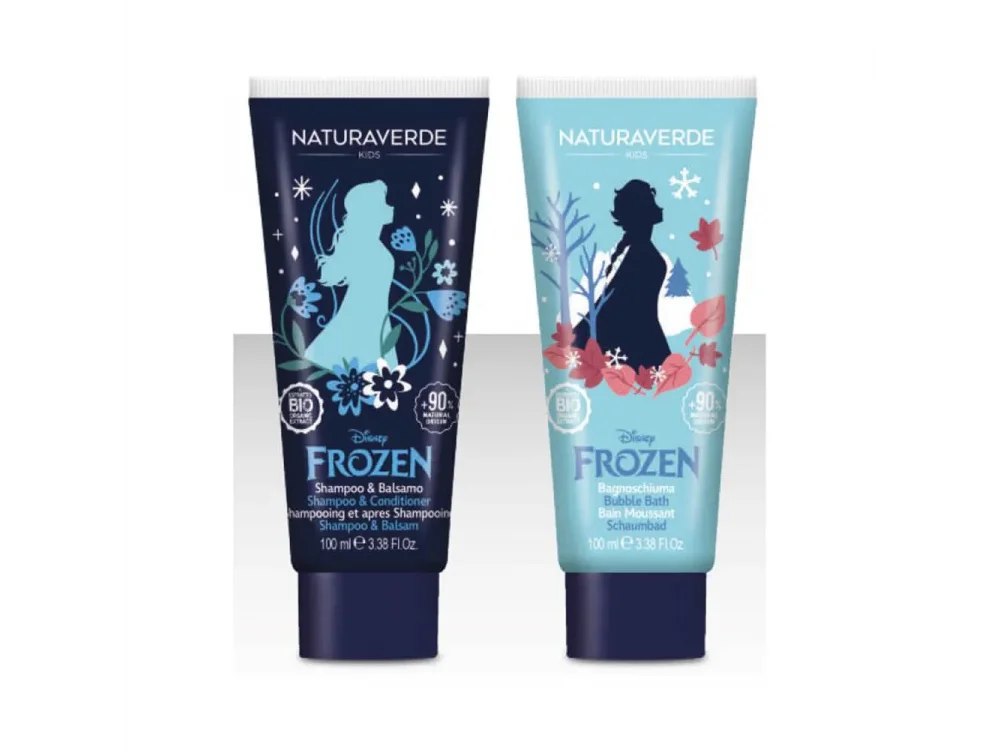 Naturaverde Παιδικό Σετ με Αφρόλουτρο 100ml + Μαλακτική κρέμα 100ml Princess & Δώρο Νεσεσέρ