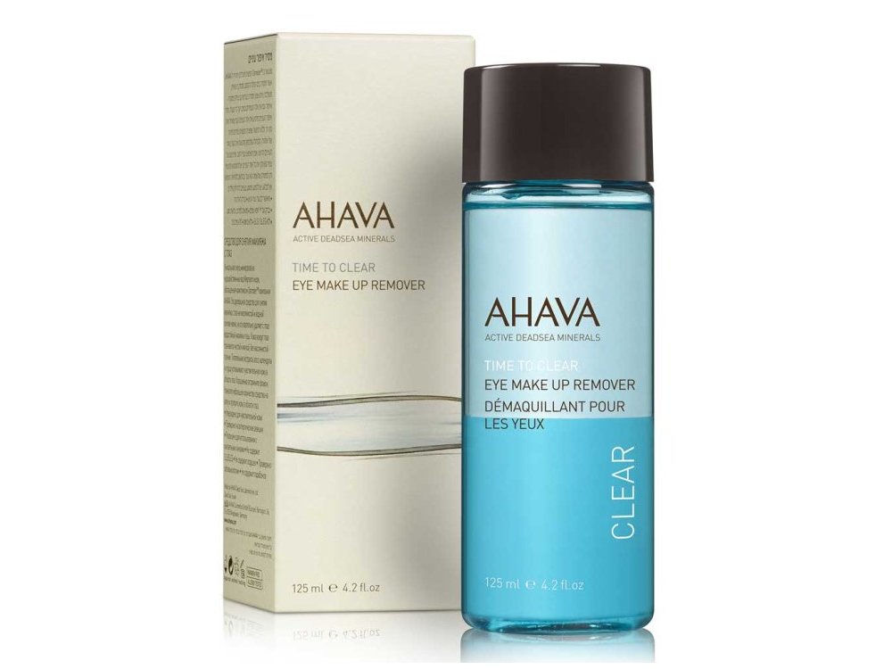 Ahava Time To Clear Eye Make-up Remover Ντεμακιγιάζ Ματιών, 125ml