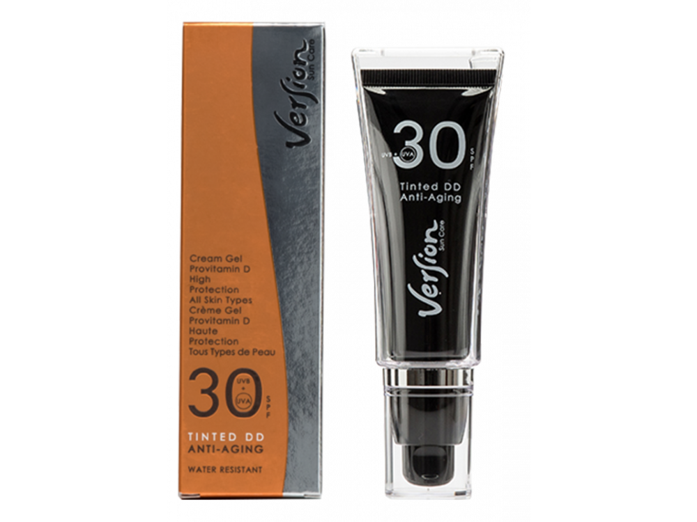 Version Tinted DD Cream-Gel SPF30, Αντηλιακή Κρέμα Προσώπου με Χρώμα, 50ml