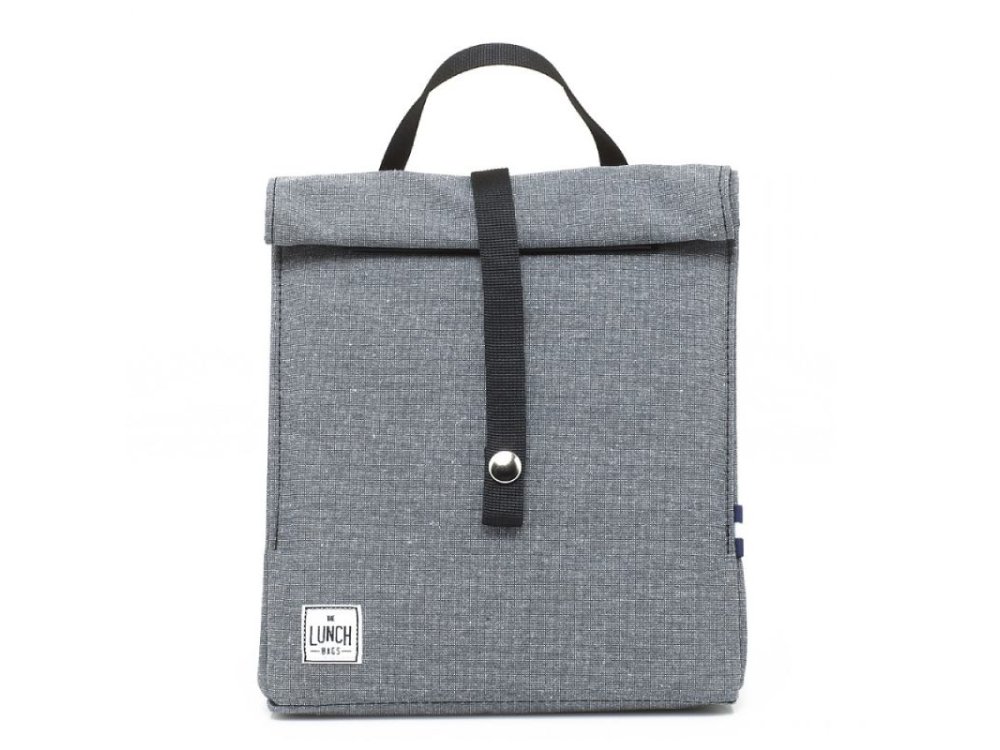 The Lunch Bags Original Rainbow, Ισοθερμική Τσάντα Φαγητού (5Lit), Χρώμα Grey, 1τμχ