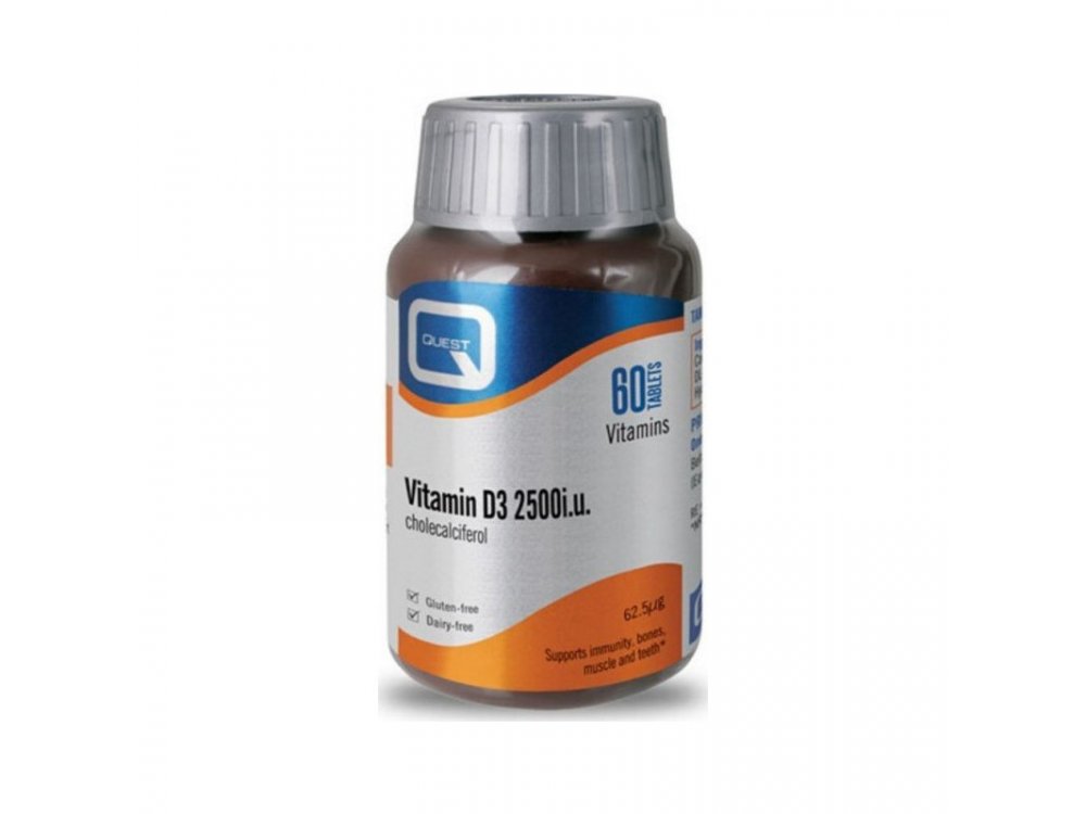 Quest Vitamin D3 2500iu 60tabs