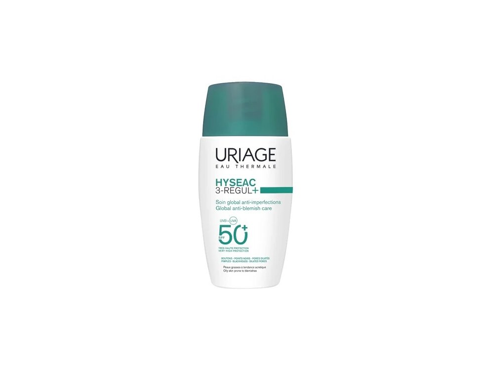 URIAGE Hyseac 3-Regul+ SPF50+, Κρέμα Ημέρας για Λιπαρή Επιδερμίδα με Αντηλιακή Προστασία 50ml