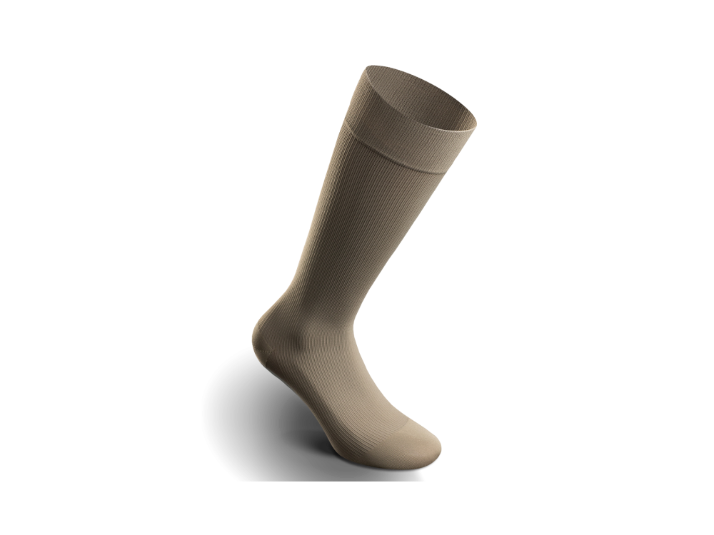 Varisan Lui & Lei Ανδρικές & Γυναικείες Κάλτσες Διαβαθμισμένης Συμπίεσης 14mmHg Chiaro (Μπεζ) Κάτω Γόνατος (No 3 41-43), 1 Ζευγάρι