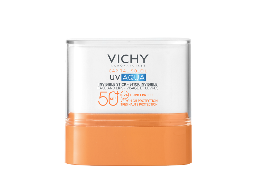 Vichy Capital Soleil Uv Aqua Invisible Stick SPF50+ Αόρατο Αντηλιακό Στικ Πρόσωπο, Μάτια και Χείλη, 10ml