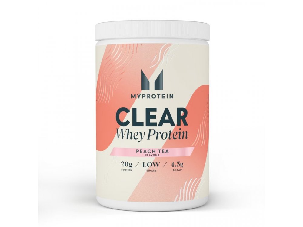 Myprotein Clear Whey Isolate Protein Peach Tea Flavour Υδρολυμένη Πρωτεΐνη Ορού Γάλακτος με Γεύση Τσάι Ροδάκινο, 500gr