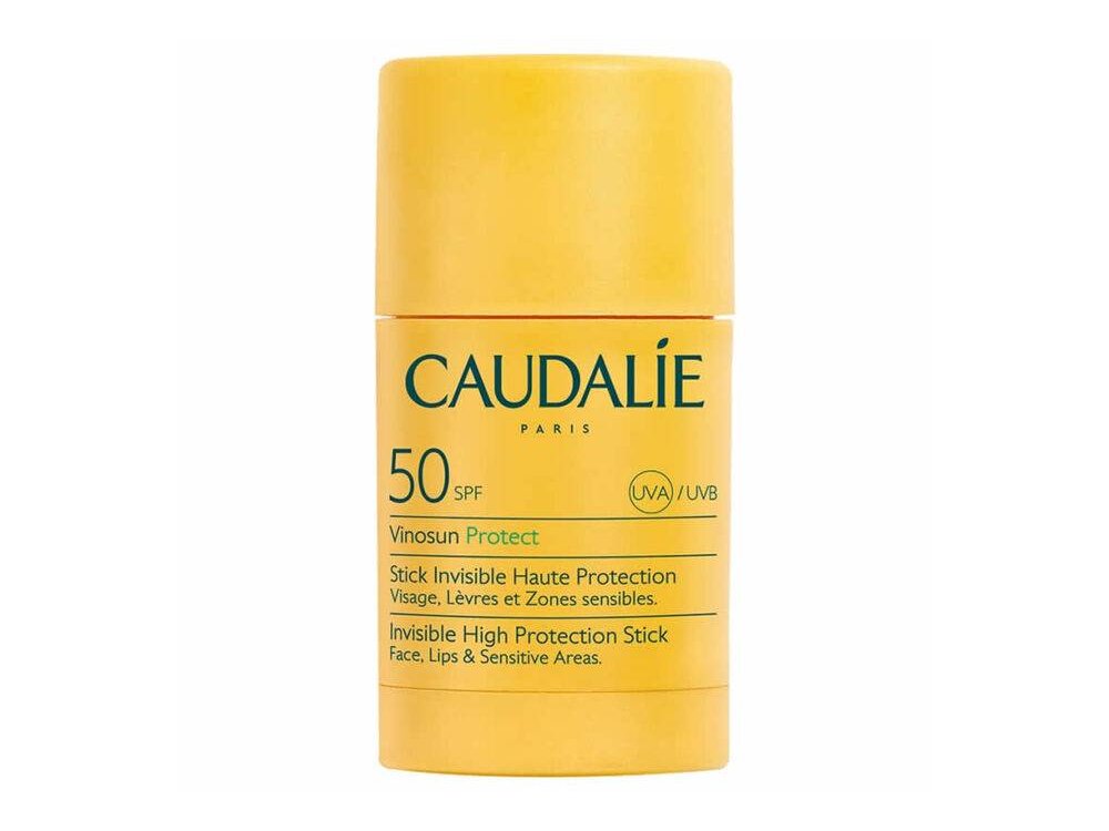 Caudalie Vinosun Protect High Protection Invisible, Αδιάβροχο Αντηλιακό Stick Προσώπου και Σώματος SPF50, 15gr