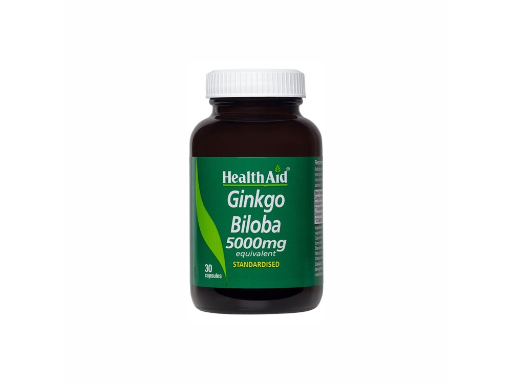 Health Aid Ginkgo Biloba 5000mg 30caps