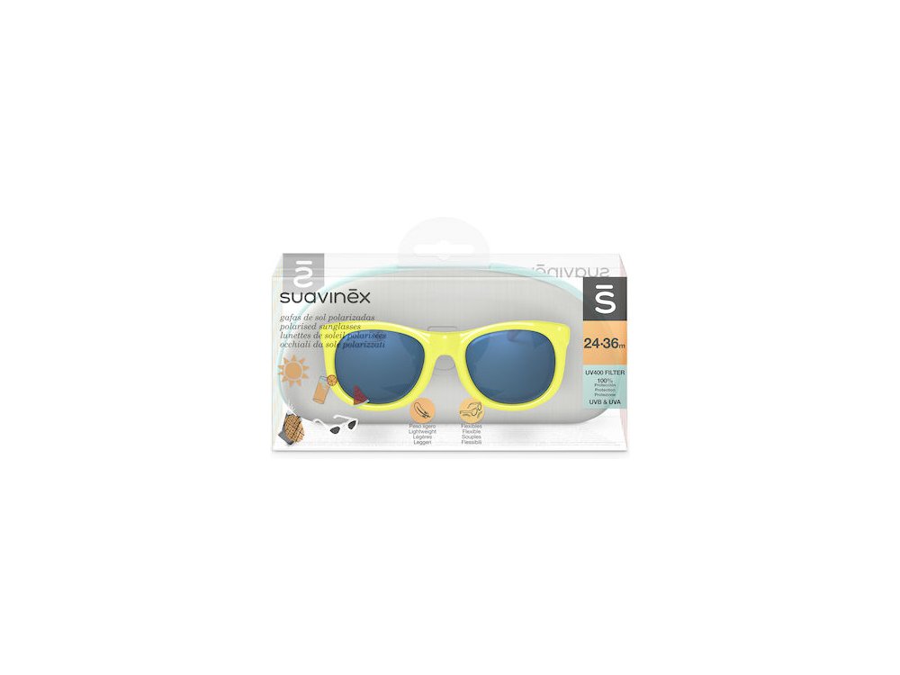 Suavinex Polarized Sunglasses, Γυαλιά ηλίου, Normal Yellow, 24-36m, 1τμχ