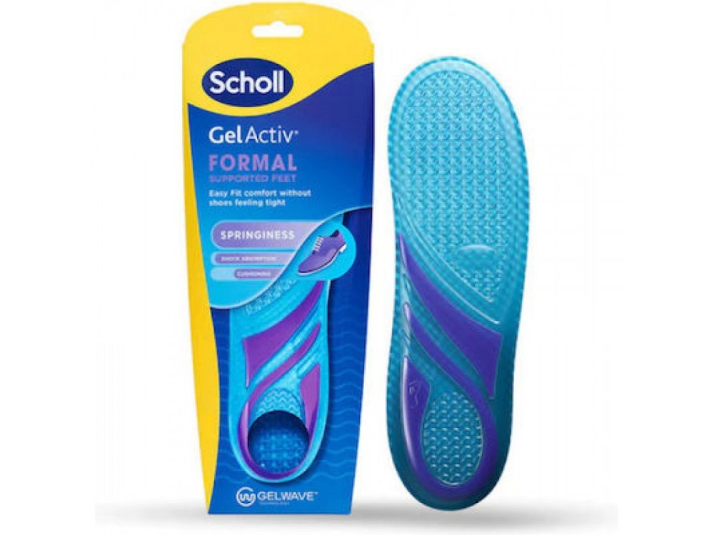 Scholl Gel Activ Πάτοι για Επίσημα Υποδήματα (Small 35.5-40.5), 1ζευγάρι