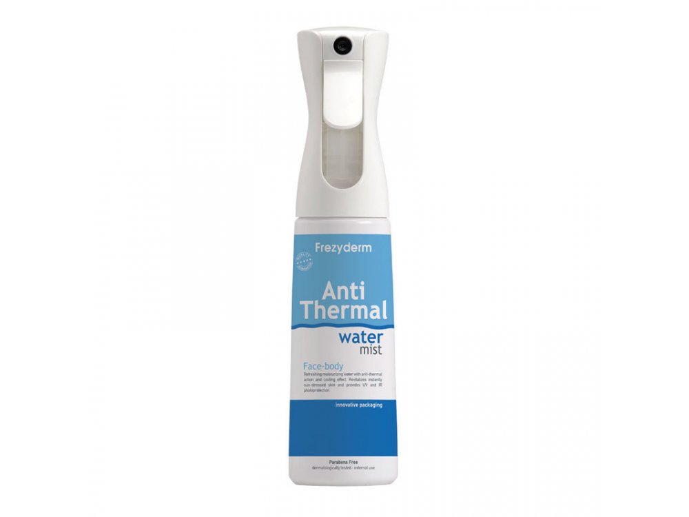 Frezyderm Anti Thermal Water Mist Καταπραϋντικό Ενυδατικό Νερό με Αντιθερμική Δράση, για Πρόσωπο & Σώμα, 300 ml