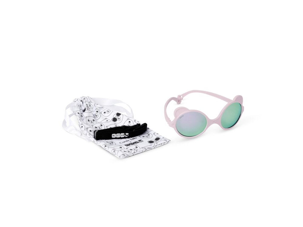 KiETLA Ourson Light Pink, Άθραυστα Γυαλιά Ηλίου για 1-2 ετών