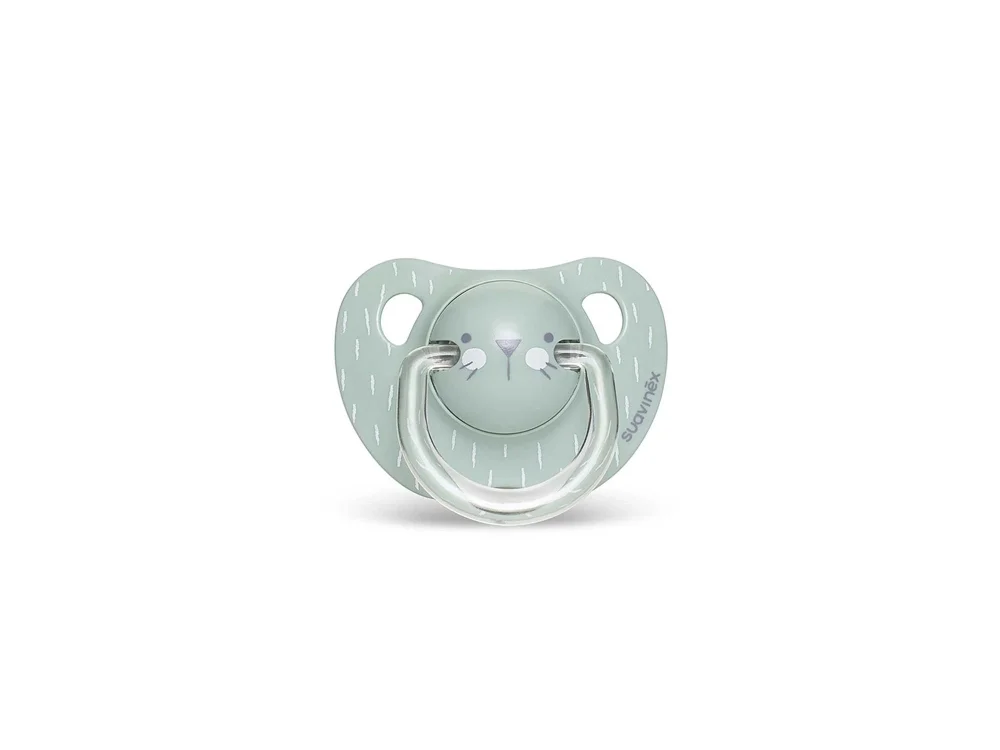 Suavinex Ανατομική Πιπίλα Σιλικόνης, Hygge Rabbit Green 18m+