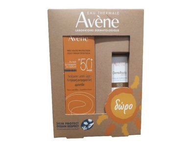 Avene Solaire Anti-Age SPF50 Αντηλιακή Κρέμα Προσώπου με Αντιγηραντική Δράση 50ml & Δώρο Avene Dermabsolu Recontouring Mask, 15ml